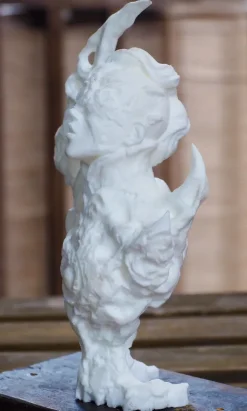 the Beautiful / Bizarre Ones tbbo.EX.001 a portrait of the moon White
