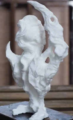 the Beautiful / Bizarre Ones tbbo.EX.001 a portrait of the moon White
