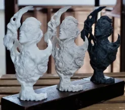 the Beautiful / Bizarre Ones tbbo.EX.001 a portrait of the moon White