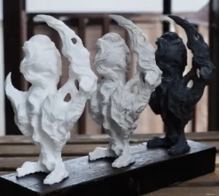 the Beautiful / Bizarre Ones tbbo.EX.001 a portrait of the moon White