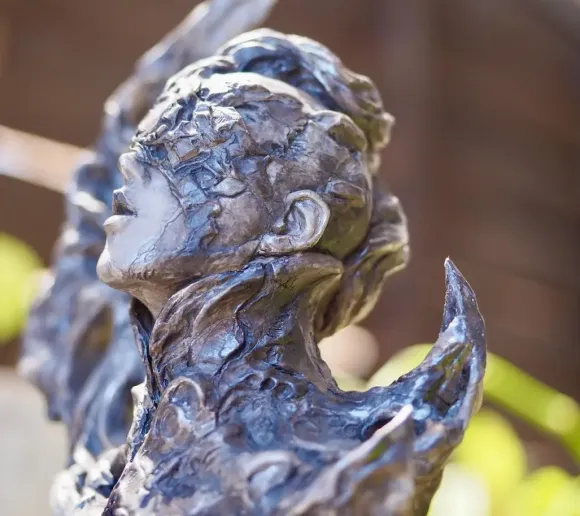 the Beautiful / Bizarre Ones tbbo.EX.001 a portrait of the moon White