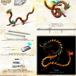The True Dragon Series ZL-0001 Red Dragon King Plastic Model Kit