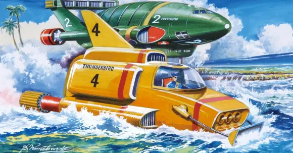 1/350 Thunderbird 2 & 4