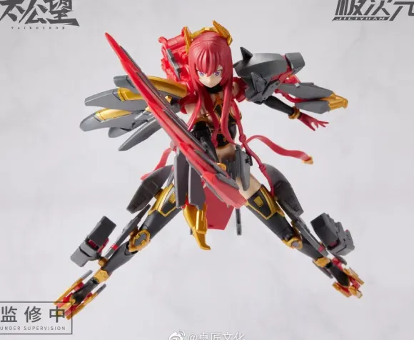 1/10 TKB-01 Yozen & Howling Celestial Dog (Red) Plastic Model Kit
