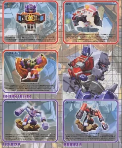 Transformer KT Figure All 5pcs & Display Box