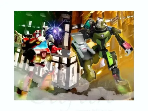 Transformers Animated Rachet vs Lockdown