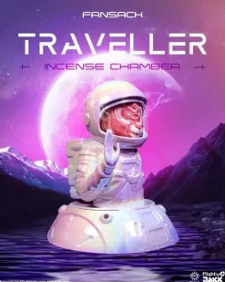 Traveller by Fansack 9.8 inch Porcelain Incense Chamber
