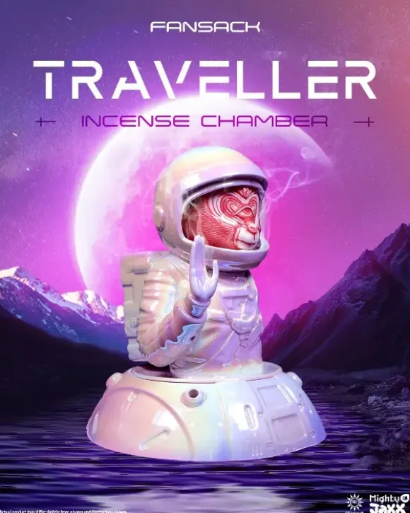 Traveller by Fansack 9.8 inch Porcelain Incense Chamber