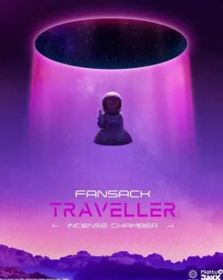 Traveller by Fansack 9.8 inch Porcelain Incense Chamber
