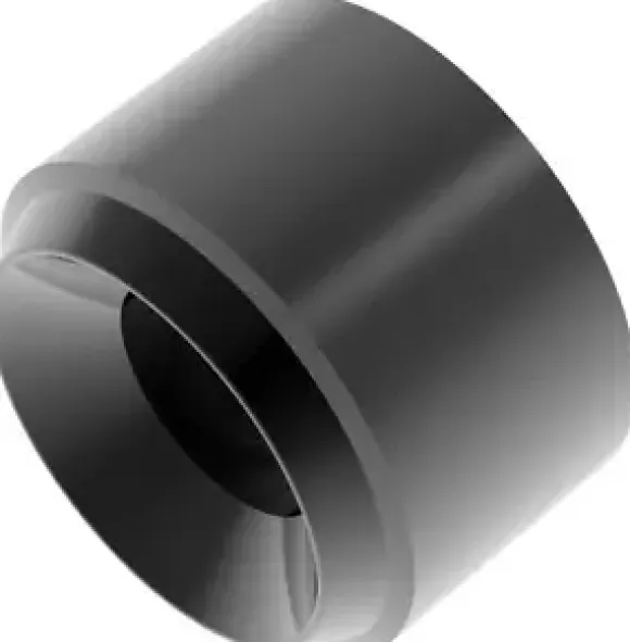 Twin Pipe 2 Black 2.5mm (10pcs) (TP2-B25)