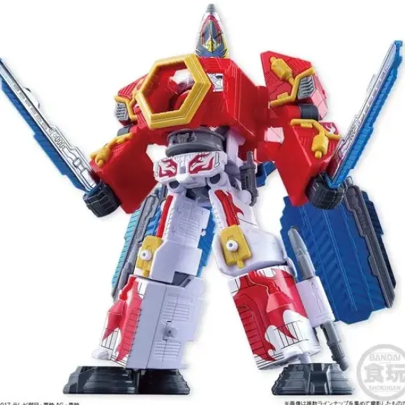Uchu Sentai Kyuranger: Mini-Pla Kyutama Gattai Series Vol.04: Set of 6pcs