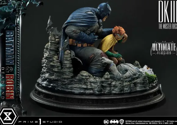 1/4 Ultimate Premium Masterline Batman: The Dark Knight III Master Race Batman & Robin Dead End Ultimate Edition