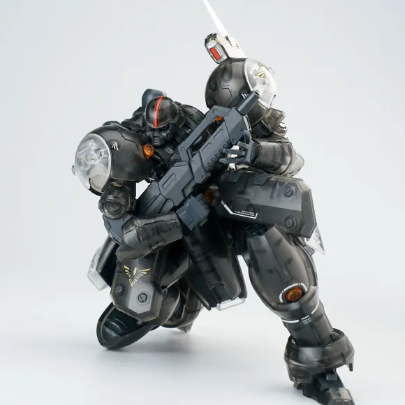 1/144 Ultra Action Trooper ZA-11PS Zi-Kron Plastic Model Kit (Transparent Black)
