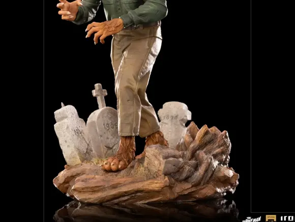 1/10 Universal Monsters - Iron Studios Scale Statue: Deluxe Art Scale - The Wolf Man