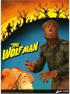1/10 Universal Monsters - Iron Studios Scale Statue: Deluxe Art Scale - The Wolf Man