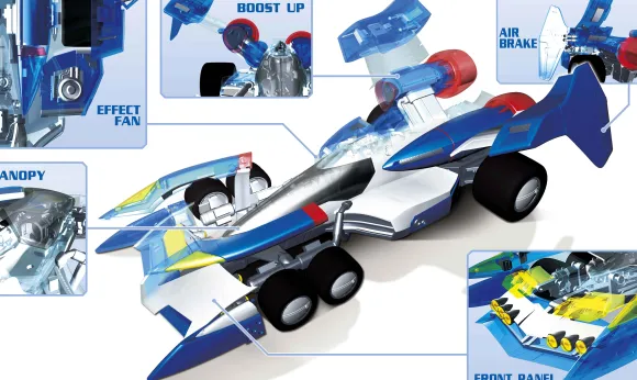 1/18 Variable Action Hi-SPEC Future GPX Cyber Formula Super Asurada 01