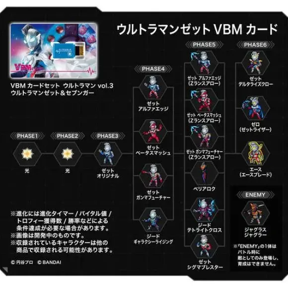 VBM Card Set Ultraman Vol.3 Ultraman Z & Sevenger