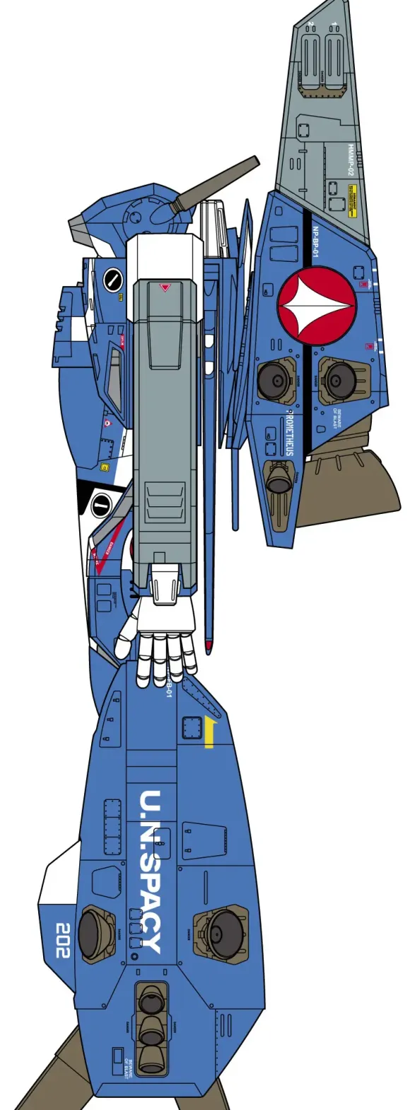 1/72 VF-1J Super Battroid Valkyrie Max