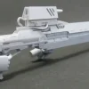 1/144 Vifam: RC Berg Vifam Support Kit Series Resin Cast Assembly Kit FAM-XRG-03 Railgun for Round Vernian