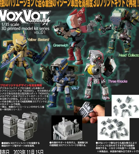 1/35 Voxvot Heroes Head Collector (HLJ Exclusive)
