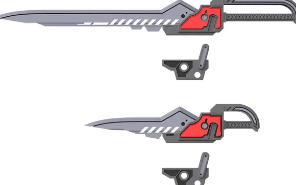 Weapon Unit 51 Customize Blade Set 01
