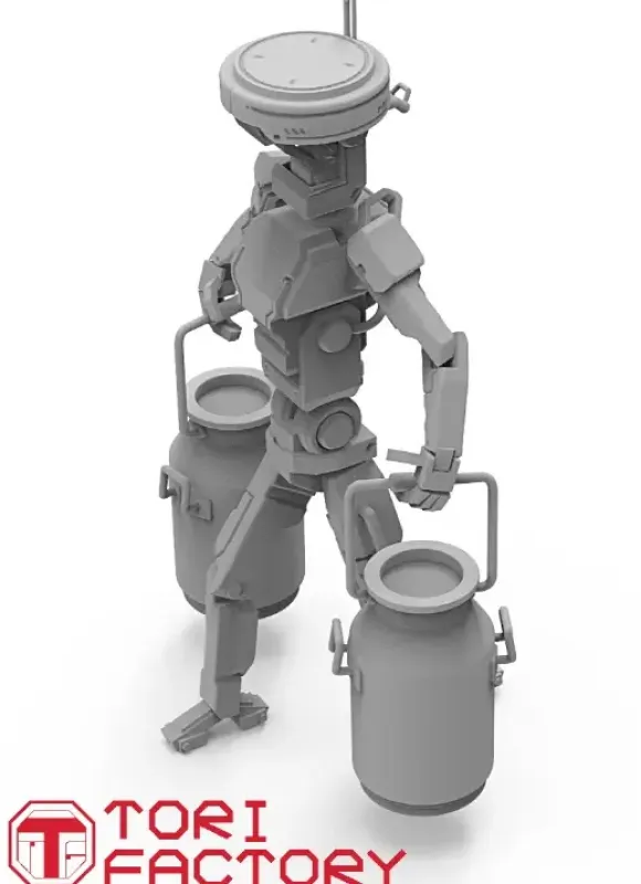 1/35 Worker Robot 2 Kazan Robo Tech PpT-800 Carry a Milk Churn