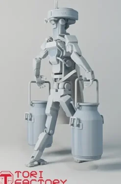 1/24 Worker Robot 2 Kazan Robo Tech PpT-800 Carry a Milk Churn