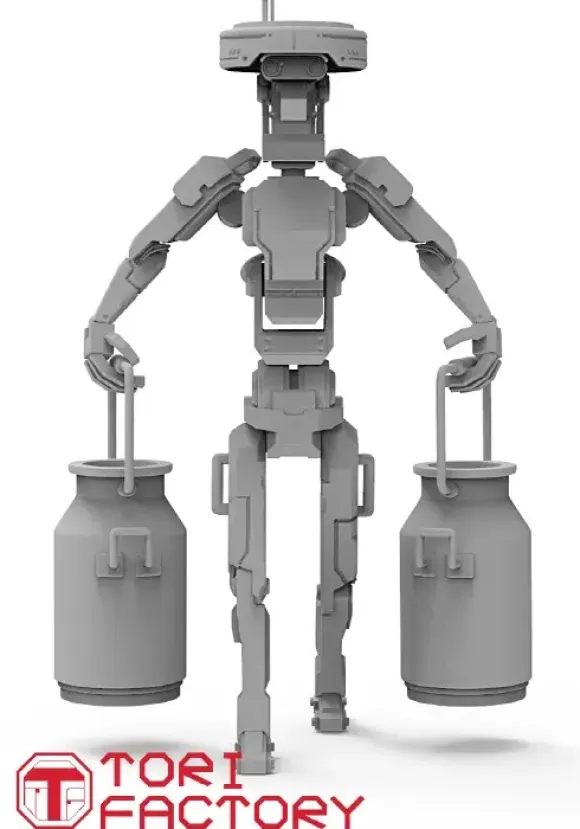 1/24 Worker Robot 2 Kazan Robo Tech PpT-800 Carry a Milk Churn