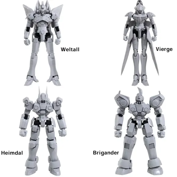 1/144 Xenogears: Structure Arts Plastic Model Kit Series Vol.1 (Reissue)