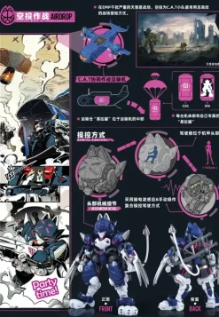 1/60 XIAOT x IRON ROARS Super Maneuver Armored Walker C.A.T-01 Shadow Plastic Model Kit