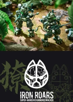 1/60 XIAOT x IRON ROARS Super-Maneuver Armored Walker C.A.T-02 Ryo Jungle Camouflage Limited Edition