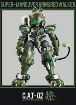 1/60 XIAOT x IRON ROARS Super-Maneuver Armored Walker C.A.T-02 Ryo Jungle Camouflage Limited Edition