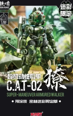 1/60 XIAOT x IRON ROARS Super-Maneuver Armored Walker C.A.T-02 Ryo Jungle Camouflage Limited Edition