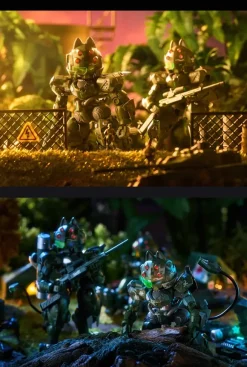 1/60 XIAOT x IRON ROARS Super-Maneuver Armored Walker C.A.T-02 Ryo Jungle Camouflage Limited Edition
