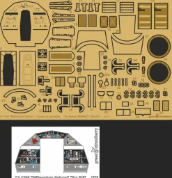 1/72 YT-1300 Millennium Falcon PG Cockpit & Gun Wells