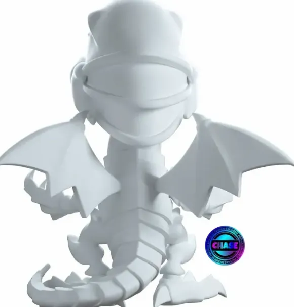 Yu-Gi-Oh!/ Blue Eyes White Dragon Vinyl Figure Chase Ver.