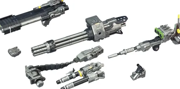 1/72 Zoids: Customized Parts Beam Gatling Set
