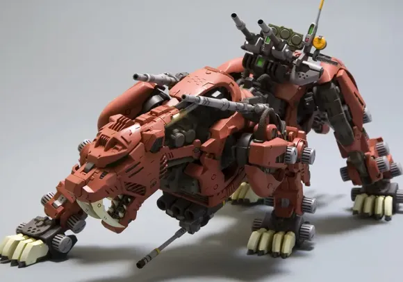 1/72 Zoids: EZ-016 Saber Tiger Marking Plus Ver. (Reissue)
