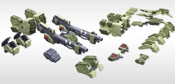 1/72 Zoids: LIGER ZERO PANZER UNIT MARKING PLUS Ver. (Reissue)