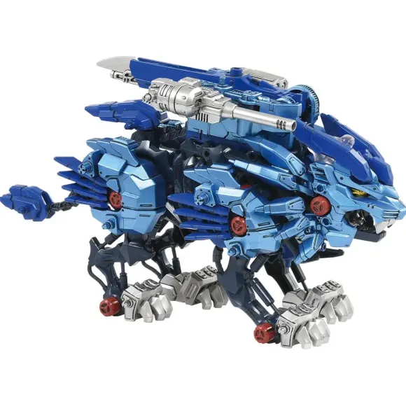 ZW36IB Rising Liger Infinity Blue Zoids Wild Infinity Blast Set with Switch Game