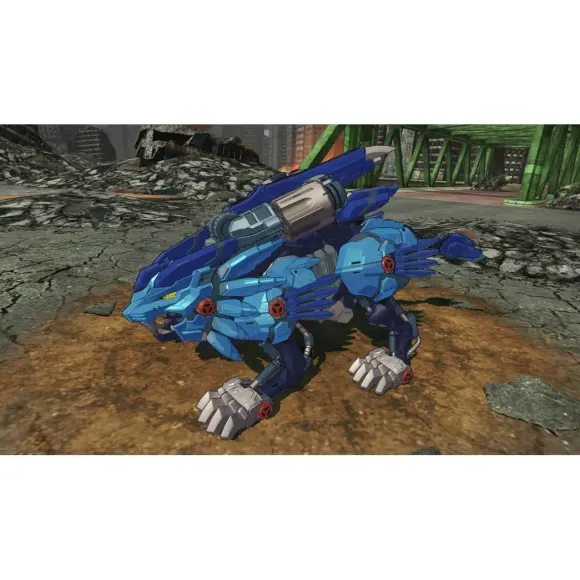 ZW36IB Rising Liger Infinity Blue Zoids Wild Infinity Blast Set with Switch Game